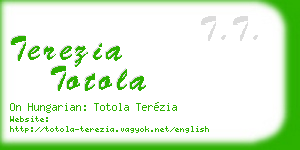 terezia totola business card